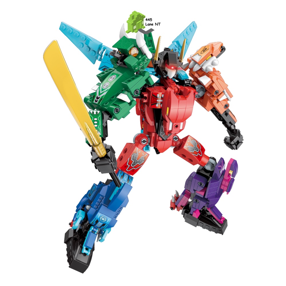 Lego Khủng Long Lắp Ráp Qman 41105 Robot Mech Dinosaur 6 Trong 1 Gồm 521 Chi Tiết Cho Trẻ Từ 6 Tuổi