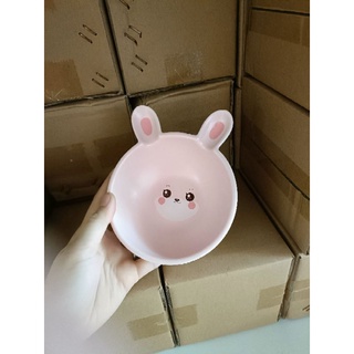 Bát sứ ăn dặm cho bé cao cấp ( thỏ hồng)