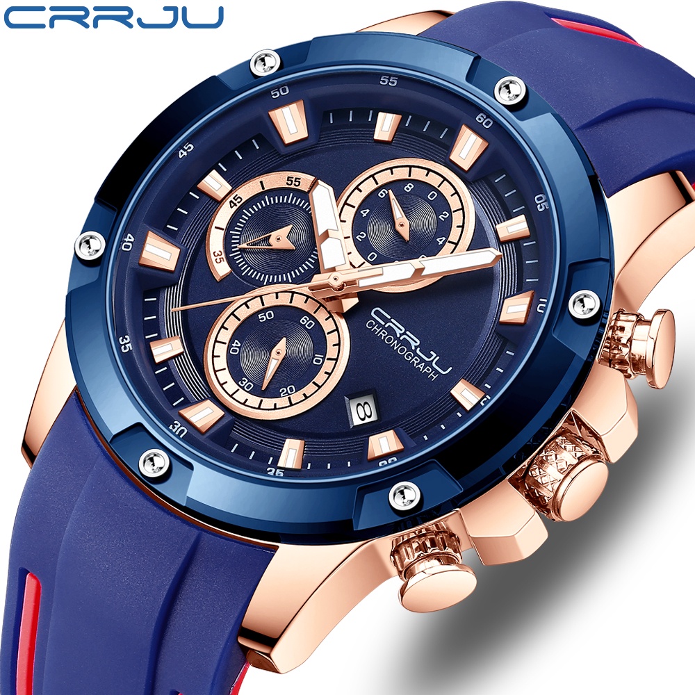 Đồng hồ quartz CRRJU 2298X đa năng chống thấm nước