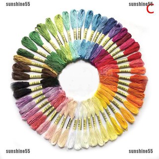Bộ 24/100/50 cuộn chỉ thêu chữ thập bằng chất liệu cotton