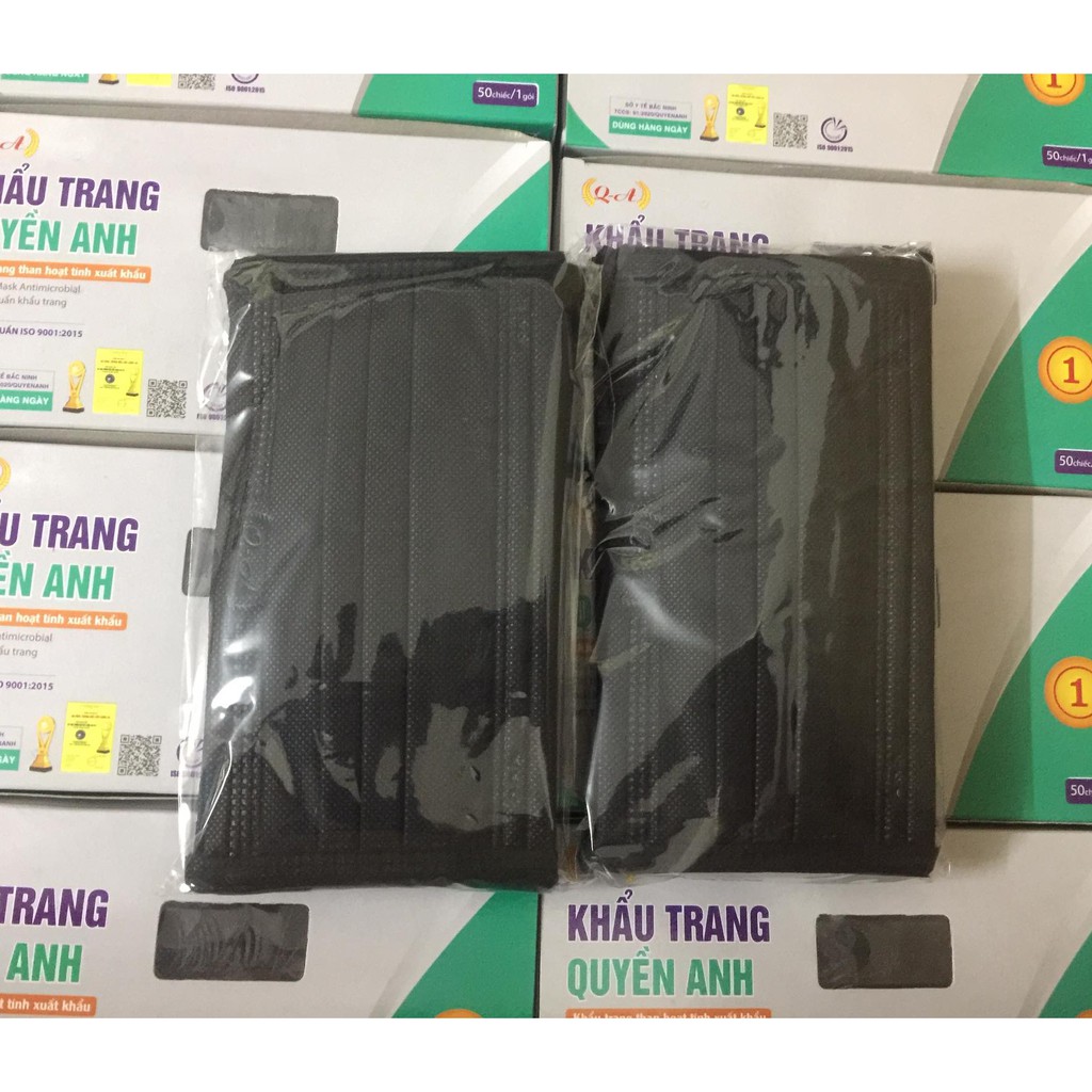 Khẩu trang y tế 4 lớp - Hộp 50 chiếc - Hàng công ty đủ tiêu chuẩn