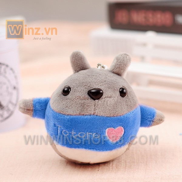 Móc khóa gấu bông mèo Totoro 9 cm móc khóa gấu bông cute treo cặp quà lưu niệm quà tặng người yêu cũ - Winz.vn