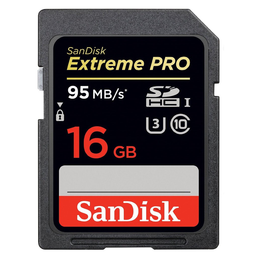 Thẻ nhớ Máy Ảnh SD Extreme Pro V30 64GB 32GB Class 10 U3 95MB/s (Đen) - Tốc Độ Siêu Cao