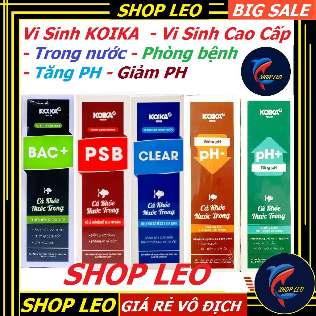 VI SINH KOIKA - VI SINH TIÊU HOÁ - KHỬ ĐỘC - TĂNG GIẢM PH CHUYÊN HỒ CÁ CẢNH - TÉP CẢNH - BỂ THỦY SINH - HỒ CÁ CẢNH