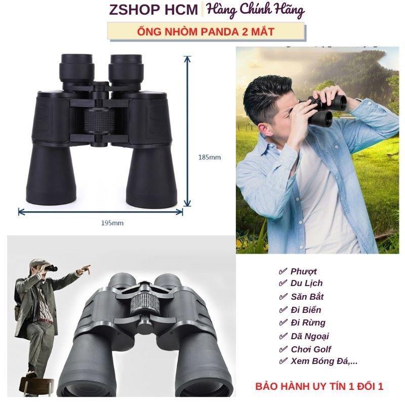 Ống Nhòm [FREESHIP] Ống Nhòm 2 Mắt Siêu Zoom Hình Ảnh Sắc Nét Khoảng Cách Tới 1500m