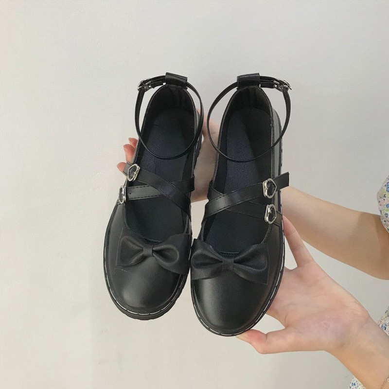 Giày Lolita đen quai ngang | BigBuy360 - bigbuy360.vn