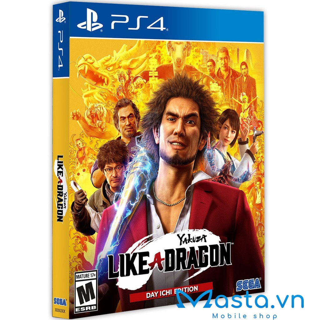 Đĩa Game PS4: Yakuza Like A Dragon