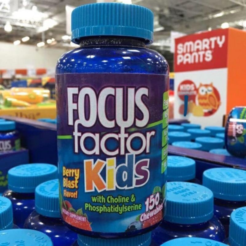 Kẹo Focus Factor Kids bổ não cho bé 150 viên