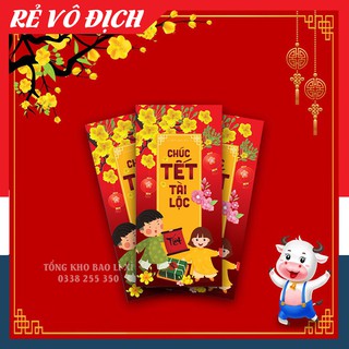 [SIÊU SALE] 20 cái Bao Lì Xì cao cấp Tết 2021 Tân sửu
