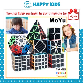 Rubik Carbon MoYu Meilong 2x2 3x3 4x4 5x5 Tam Giác 12 Mặt Skewb Square-1 SQ-1 Megaminx cho bé HAPPY KIDS247