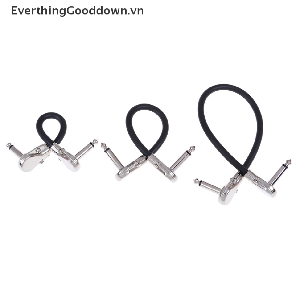 Everthinggooddown Dây Cáp Hiệu Ứng Góc Phải 6.35 15 / 20 / 30cm Cho Guitar