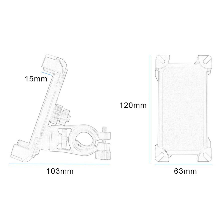 Giá Đỡ Điện Thoại Gắn Tay Lái Xe Đạp Ht32