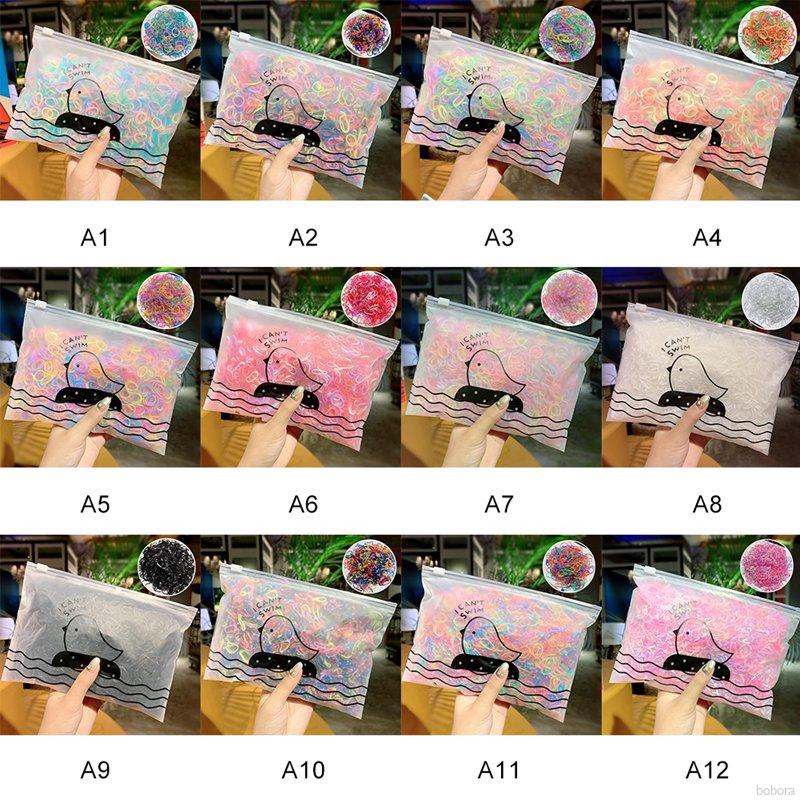 Thun Cột Tóc Bằng Cao Su Dùng Một Lần Cho Bé Gái