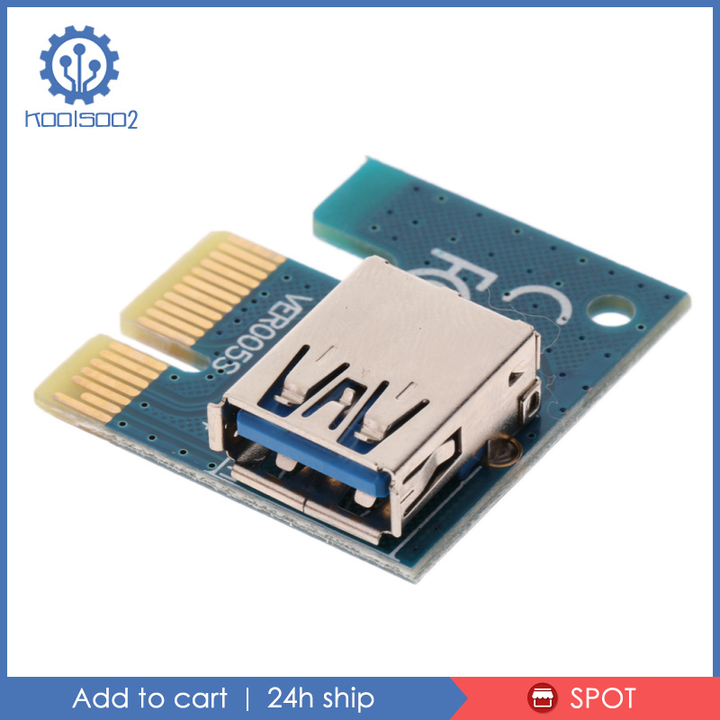 1 Thẻ Đồ Họa Mở Rộng Pci-E Express 1x Sang 16x Koolsoo2