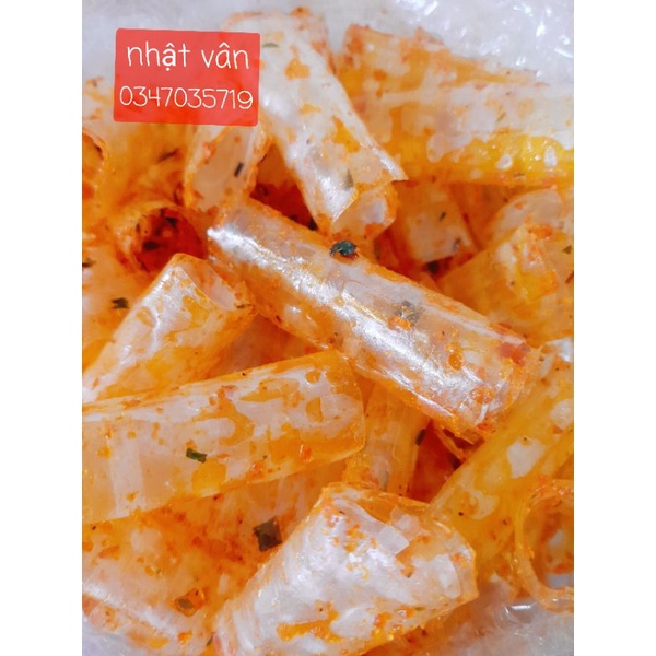 500g bánh tráng ống muối , ruốc, sate