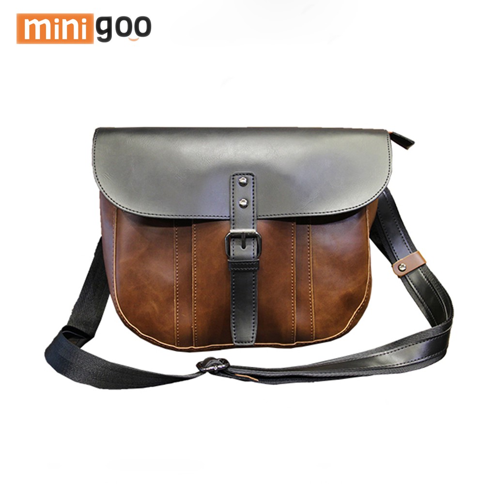 Túi đeo chéo nam thời trang năng động chất liệu da cao cấp MINIGOO GTU112