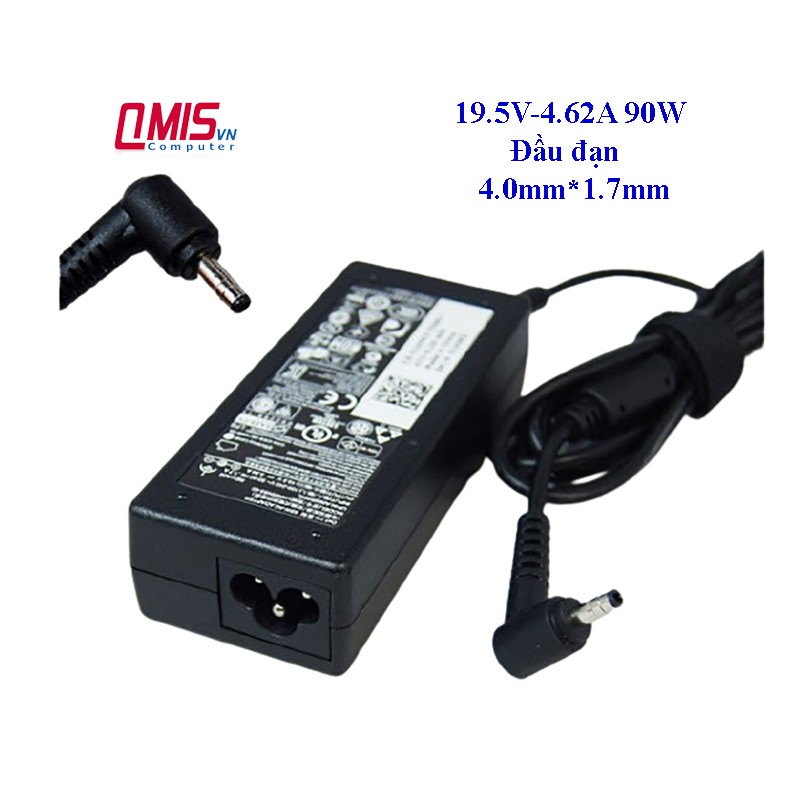 19.5V Sạc laptop Dell 19.5V-3.34A 19.5V-4.62A 19.5V-6.7A 19.5V-7.7A 19.5V-9.23A 19.5V-12.3A - Kim to - Kim nhỏ - Đầu đạn