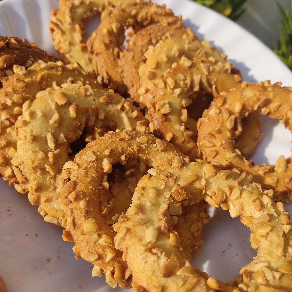 Gói 12 Miếng Bánh Vòng Đậu Phộng