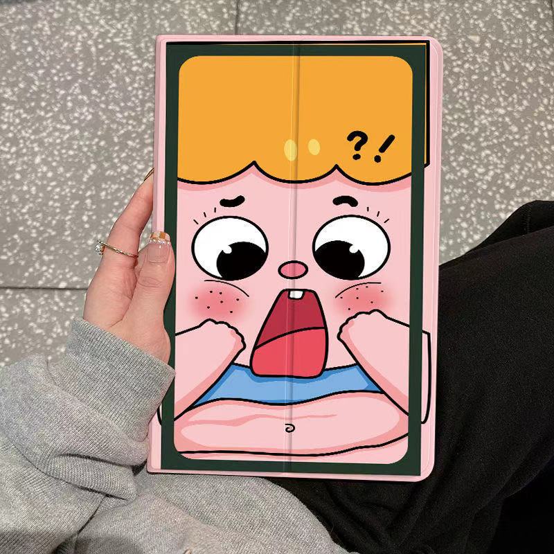 Bao Da Máy Tính Bảng Thiết Kế Độc Đáo Cho Apple ipad10.2 air3 10.5inch123456 Ốp Máy Tính Bảng ipad Pro11 inch 9.7 inch Họa Tiết Hoạt Hình Xinh Xắn