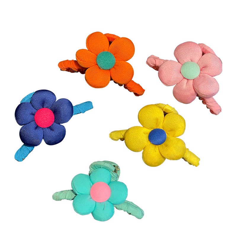 Kẹp Tóc Đính Hoa Dễ Thương Cho Bé Gái