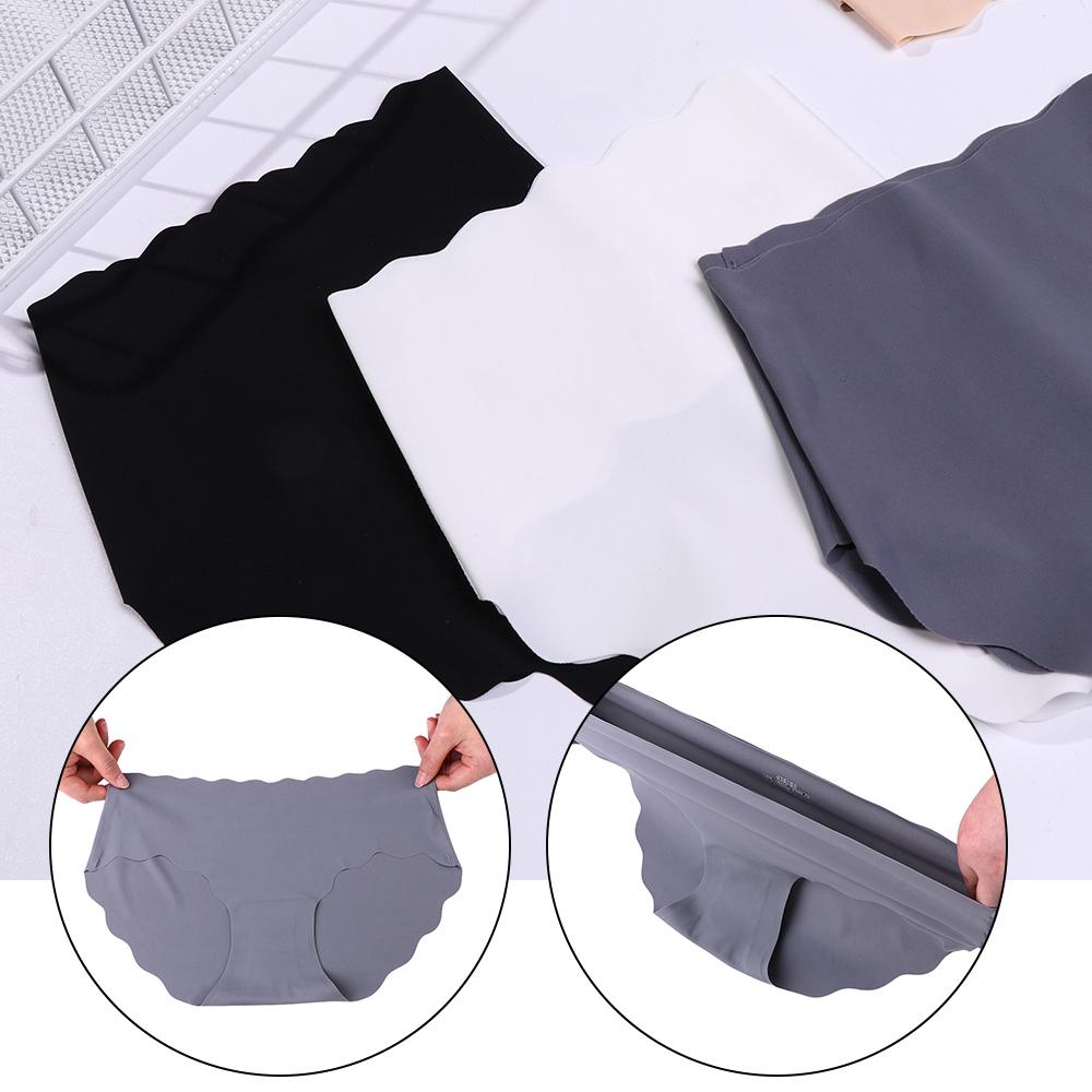 ROWANS Quần Lót Lưng Thấp Vải Lụa Satin Phối Bèo Thời Trang Cho Nữ