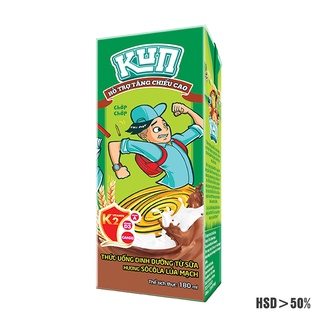 Sữa kun sô cô la lúa mạch 180ml