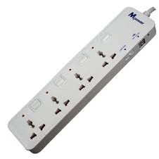 Ổ cắm điện Mpower MP-343SU  dây dài 3 mét