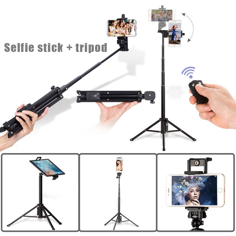 Gậy chụp selfie kiêm tripod có kết nối blue | WebRaoVat - webraovat.net.vn