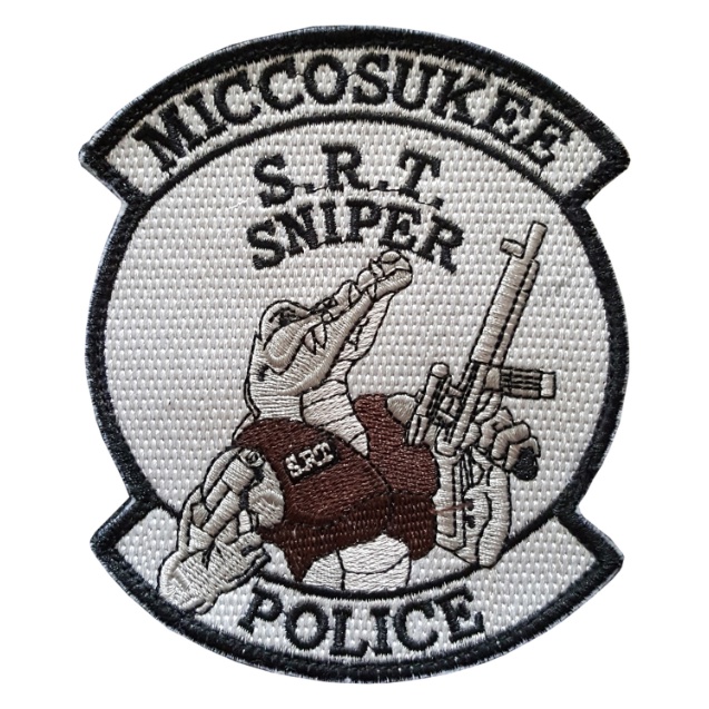 Patch chiến thuật Sniper Police dán ba lô_nón_áo