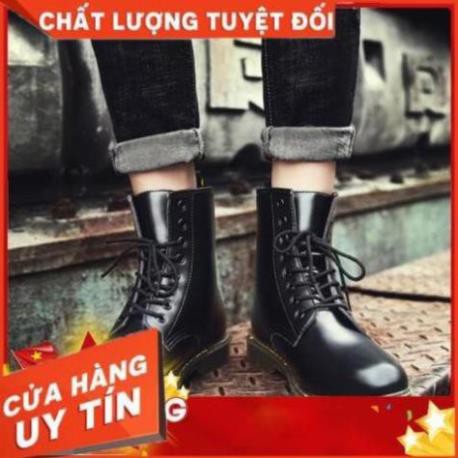 G [RẺ VÔ ĐỊCH] [Giày phượt] Giầy Dr Marten cổ cao ( Màu đen) - Hàng nhập khẩu ️🥇 mới 2020Az1