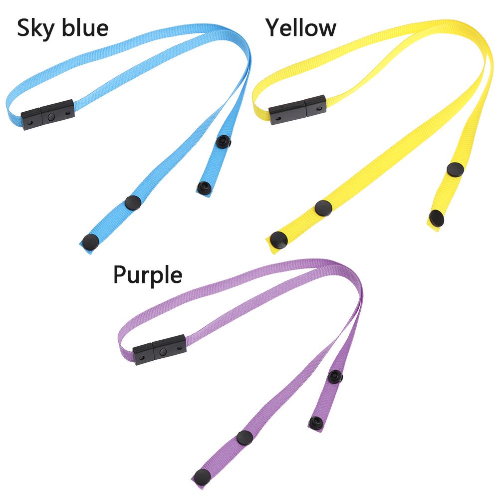 Dây đeo khẩu trang chống mất lạc nhẹ có khóa điều chỉnh bảo vệ an toàn cho bé nhiều màu tùy chọn