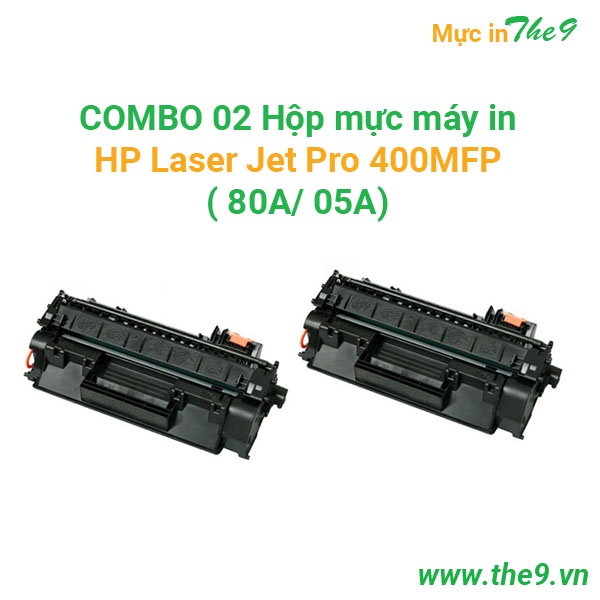 COMBO 02 Hộp mực máy in  HP Laser Jet Pro 400MFP   hàng nhập khẩu mới 100% in đẹp , rõ nét