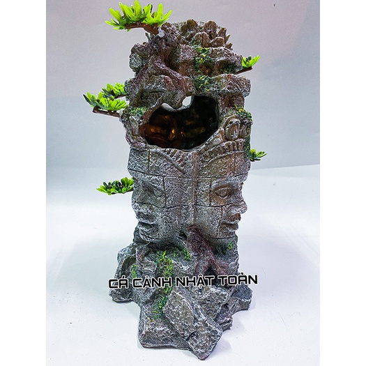 TIỂU CẢNH ANGKOR TRANG TRÍ TIỂU CẢNH BỂ CÁ 16X25X15CM