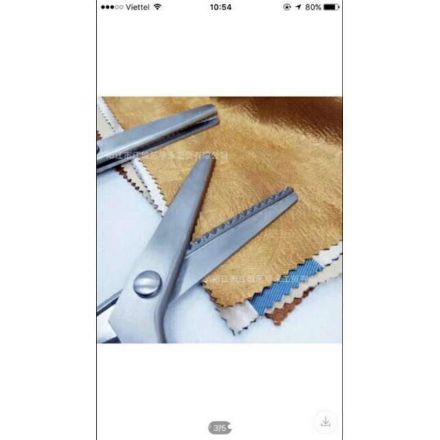 Kéo cắt răng cưa 0.3-0.7mm, kéo cắt viền cao cấp siêu sắc bén
