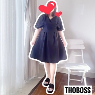 [Thanh Lý] D59 - ĐẦM BIGSIZE CÁNH DƠI BO EO