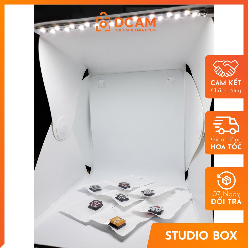 Hộp chụp sản phẩm Studio Box mini tặng kèm 6 phông nền