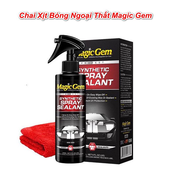 Chai xịt bóng ngoại thất Magic Gem chống bụi chống đọng nước - Home and Garden