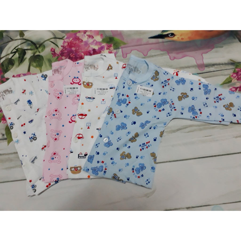 Carter - Áo dài tay hình cài cúc giữa cho bé 1-12m