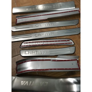 Bộ ốp bậc giẫm trong và ngoài inox Captiva