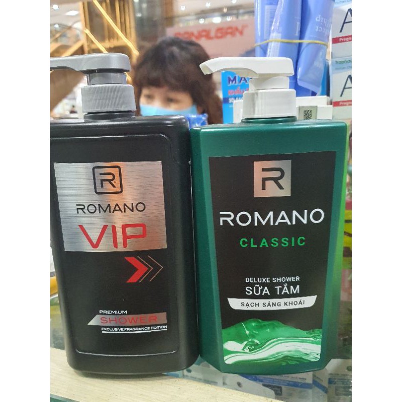 Sữa Tắm Romano 650g