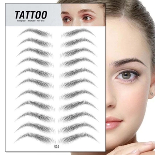 Bộ Miếng Dán Xăm Lông Mày 3D Chống Thấm Nước