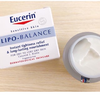 Kem dưỡng ẩm chuyên sâu cho da khô Eucerin Lipo Balance 50ml (63407) - MoCi Cosmestics