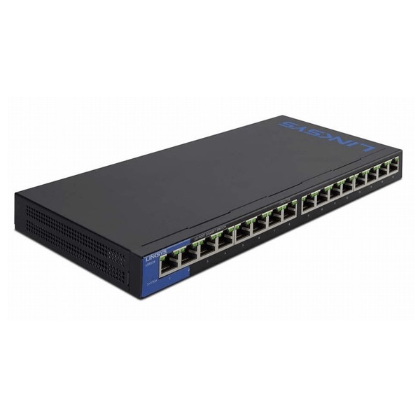 Switch 16Port POE+ Gigabit Linksys LGS116P Layer 2, Switching Capacity 32 Gbps, 8K MAC