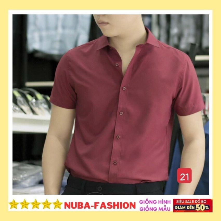 Áo sơ mi nam ngắn tay chất vải lụa cao cấp,đẹp giá rẻ TCS 19 | BigBuy360 - bigbuy360.vn