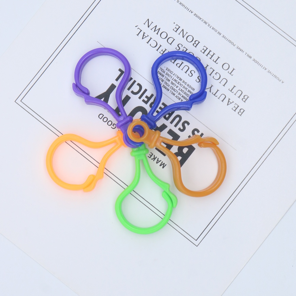 Set 20 Móc Khóa Búp Bê Bằng Nhựa Màu Sắc Ngọt Ngào