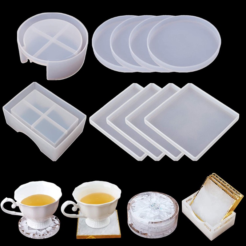 Set 10 Khuôn Silicone Làm Đồ Trang Sức Thủ Công