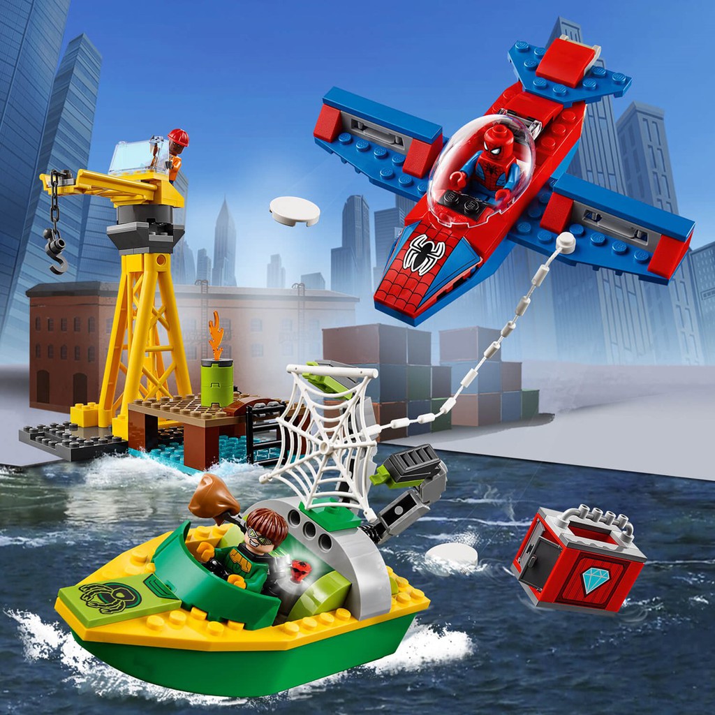 Bộ lắp ráp đồ chơi LEGO lắp ráp Người Nhện Spiderman 76134 (150 chi tiết)