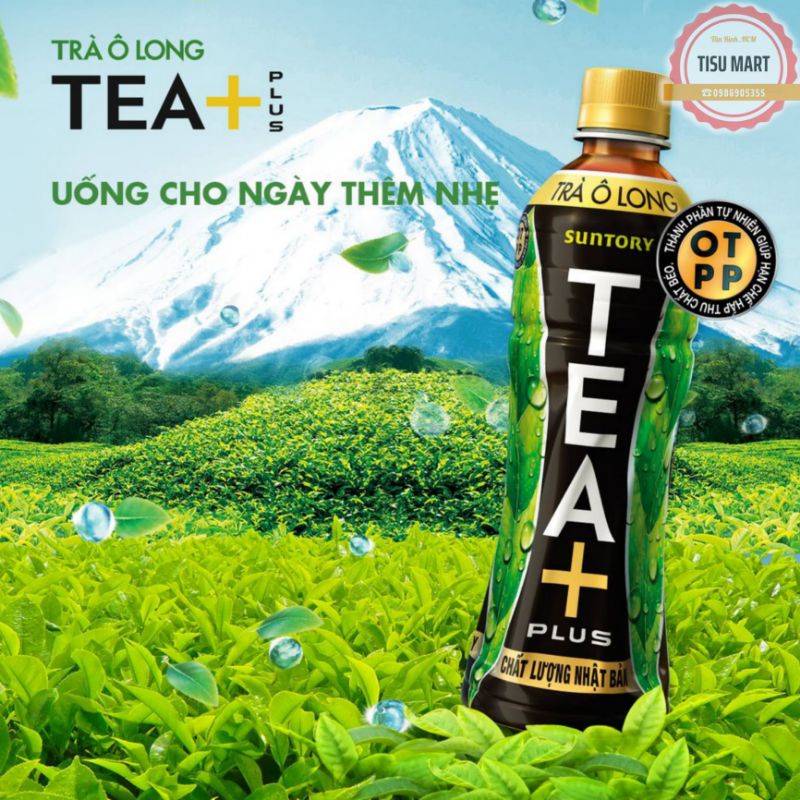 Trà ô long Tea Plus 455ml