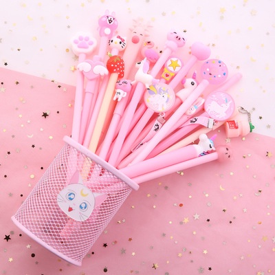 Combo 10 Bút Viết kèm giỏ đựng bút xinh xắn