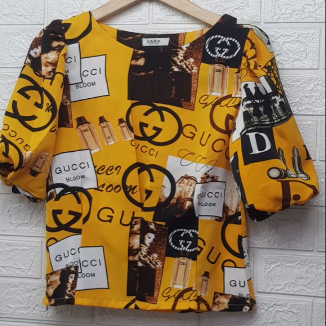 Áo voan tay phồng